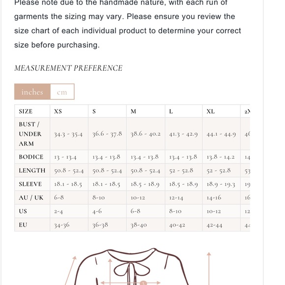 Daughters of India Blue Floral dress - Picture 7 of 7